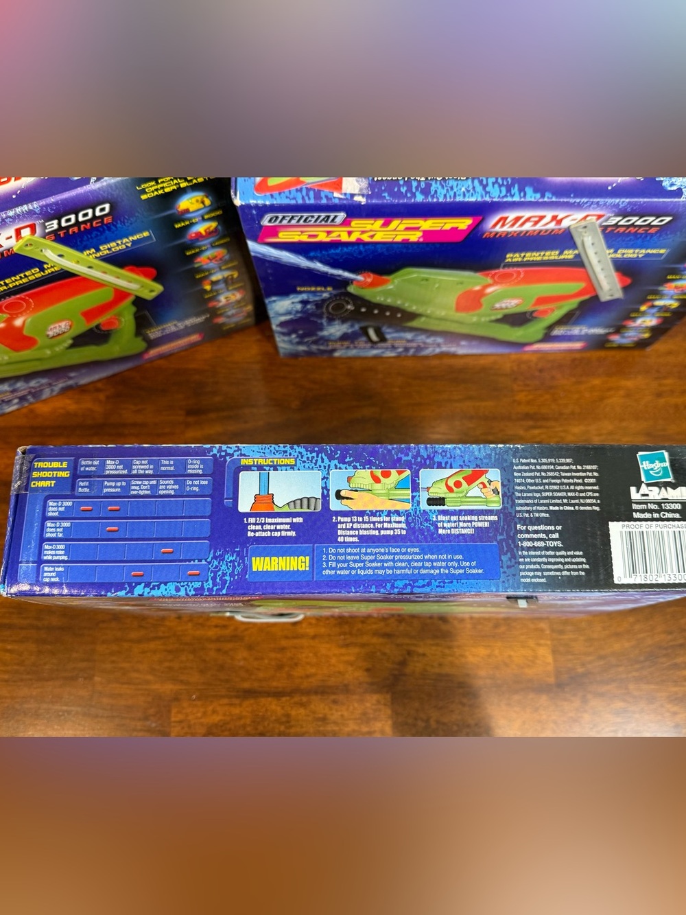 Super Soaker Max D 3000 lot of 3 Hasbro 2001 Water Toys - Picture 6 of 7